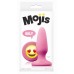 Розовая силиконовая пробка среднего размера Emoji ILY - 10,2 см. 